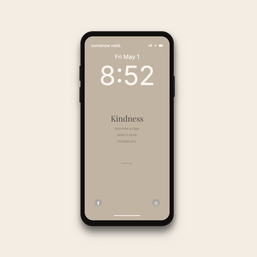 The Cost of Kind wallpaper phone preview