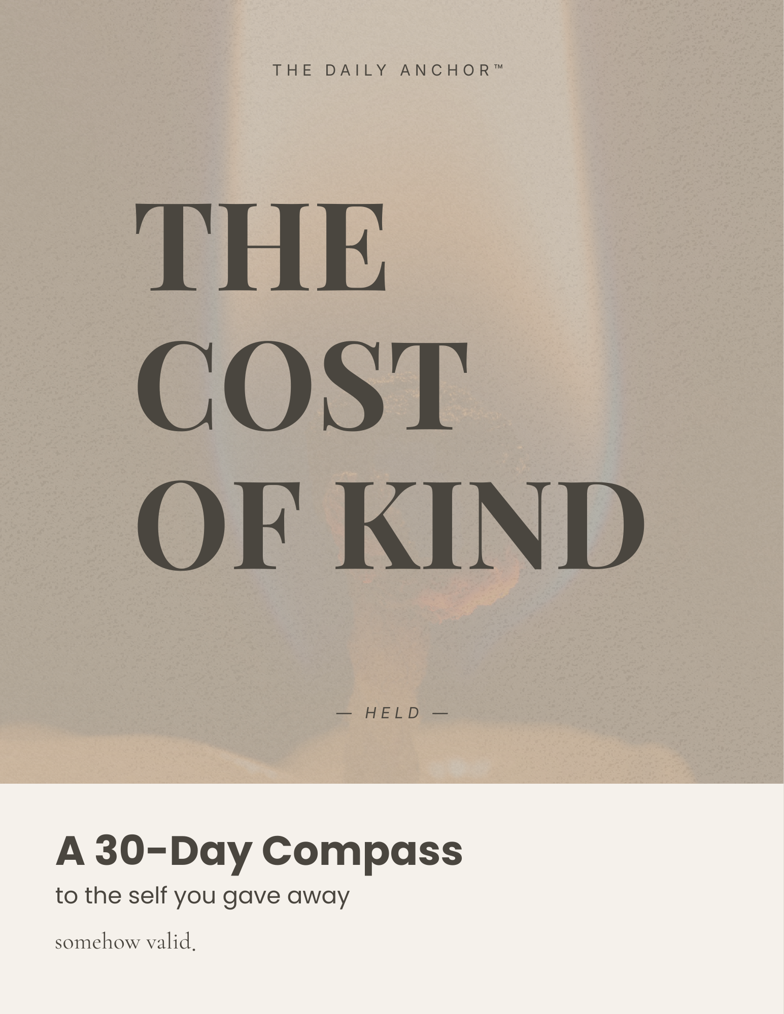 The Cost of Kind cover